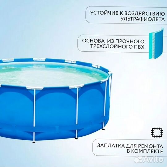 Каркасные бассейны Бердск разные размеры