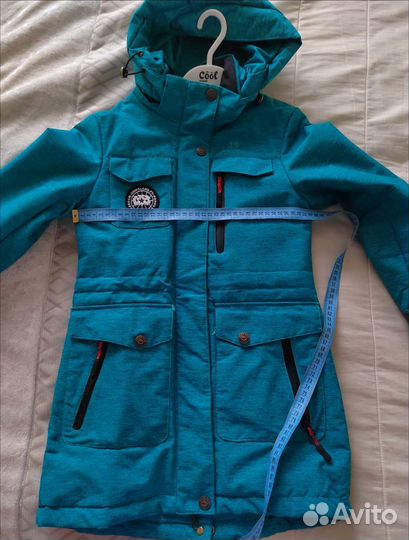 Парка для девочки 134 осень