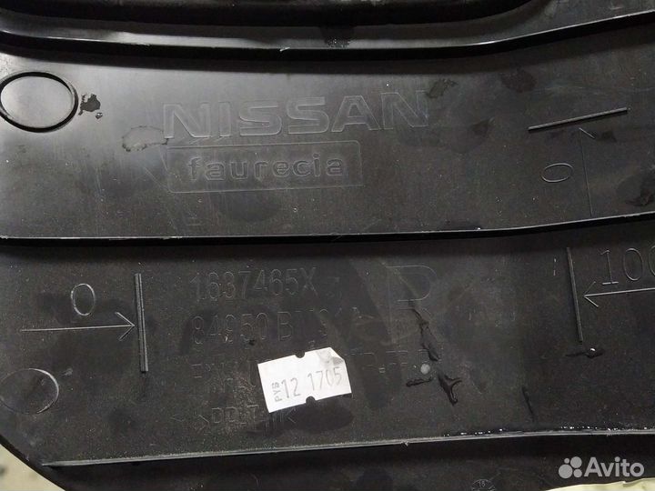 Обшивка багажника правая nissan qashqai j11