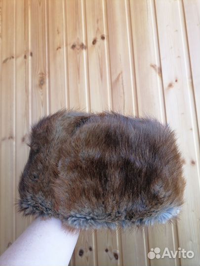 Шапка кожанная, шапка меховая мужские