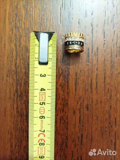 Цепочка с кулоном резным, бижутерный сплав, стразы