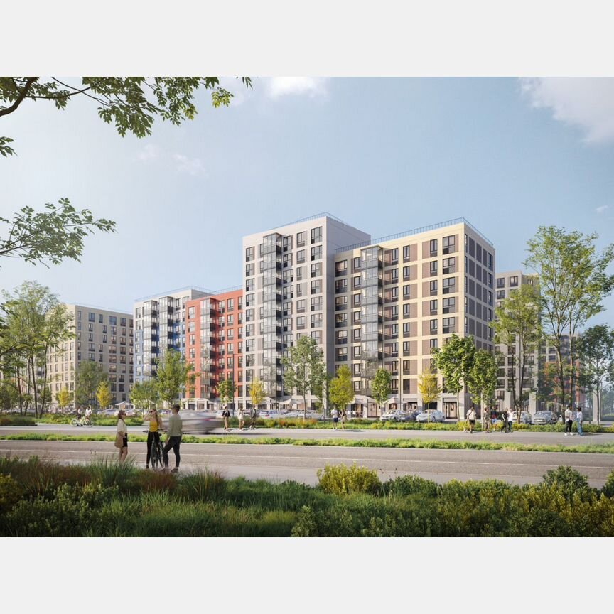 2-к. квартира, 57,6 м², 6/11 эт.