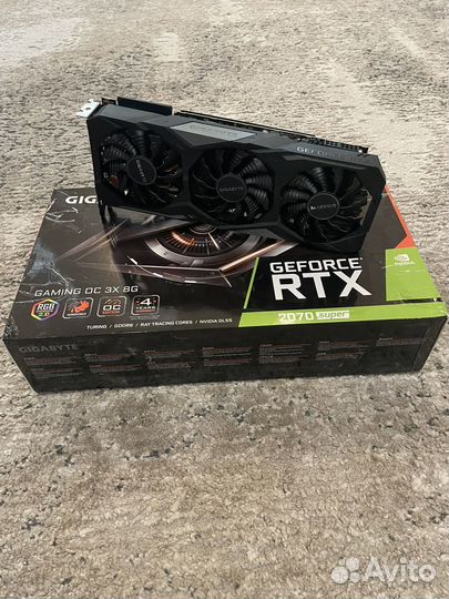 Видеокарта gigabyte rtx 2070 super gaming oc 8 gb