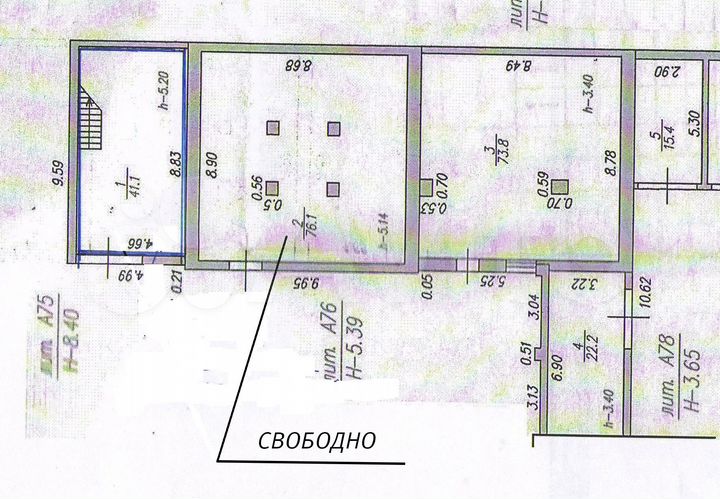Склад, 76.1 м²