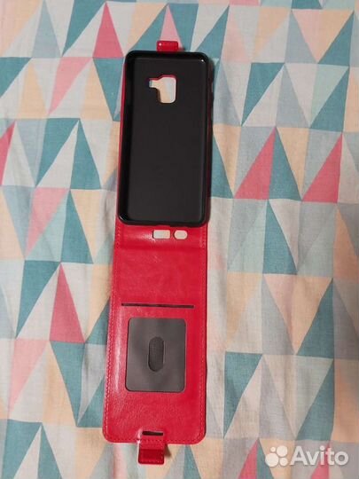 Чехол на телефон Samsung Galaxy A8, красный