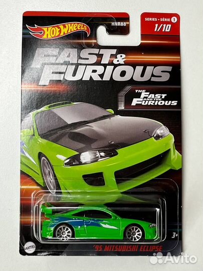 Hot Wheels Mitsubishi Eclipse (Зеленый)