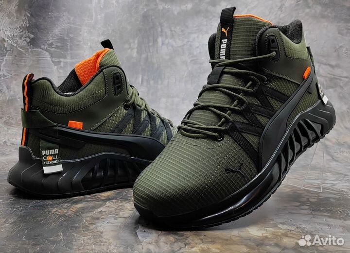 Мужские зимние кроссовки с мехом