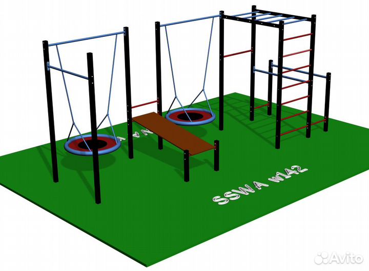 Спортивный комплекс воркаут для двора