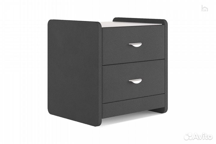 Тумба прикроватная с двумя ящиками Люкс 2
