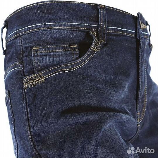 Harisson clyde Custom Casual Motorcycle Jeans Blue