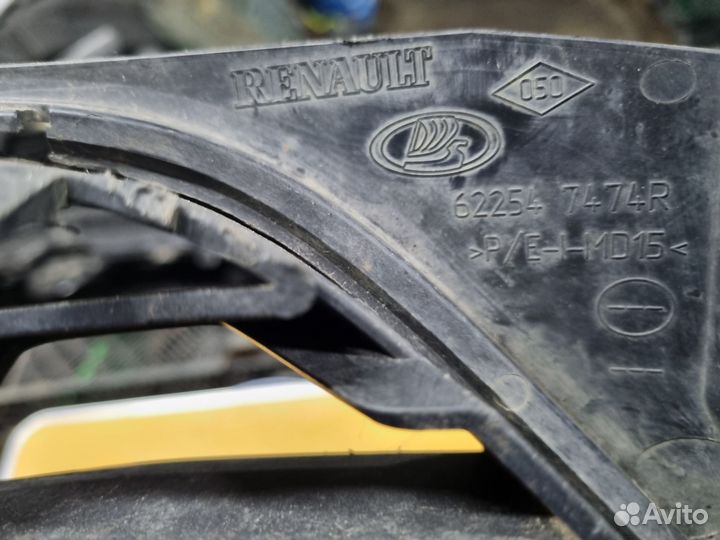 Решетка в бампер Renault Logan 2 622547474R