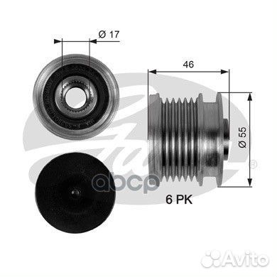 Муфта свободного хода MB W204/212/639/sprinter