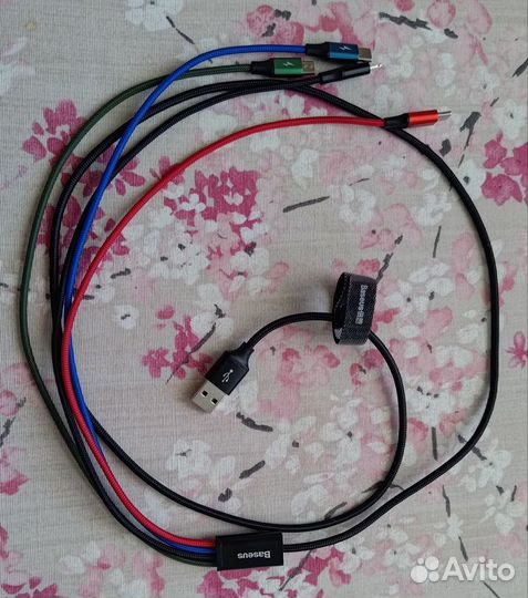 Baseus 4 in 1 кабель для зарядки