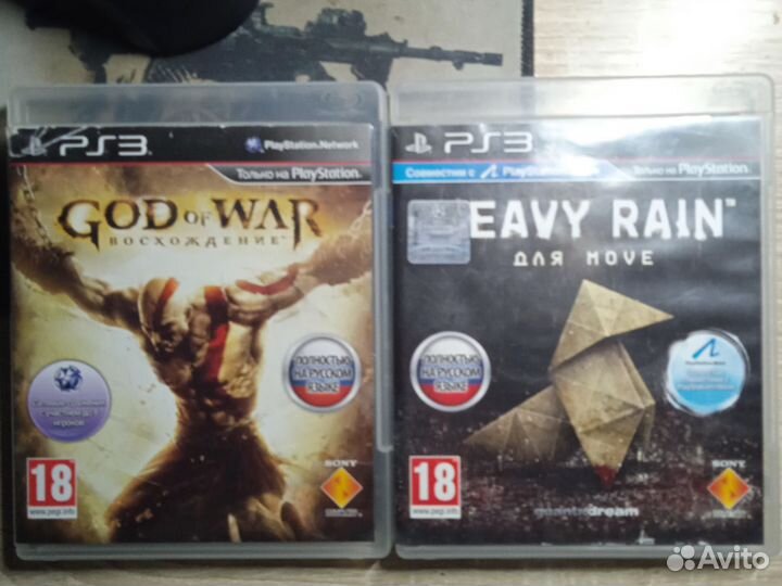 God of war:восхождение/Heavy rain playstation 3