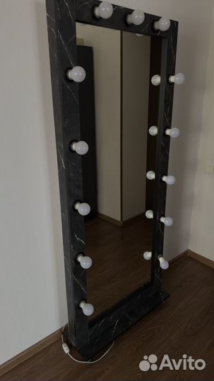 Зеркало гримерное с лампочками бу