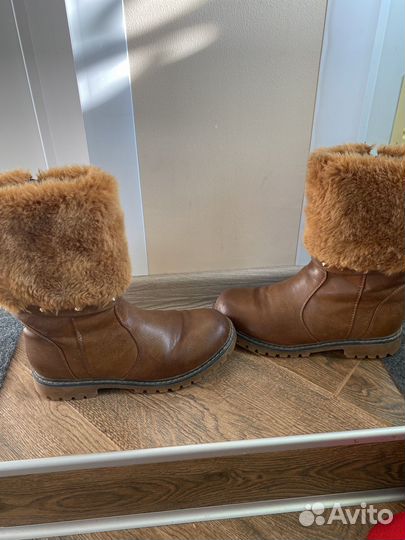 Сапоги для девочки зимние 35 размер