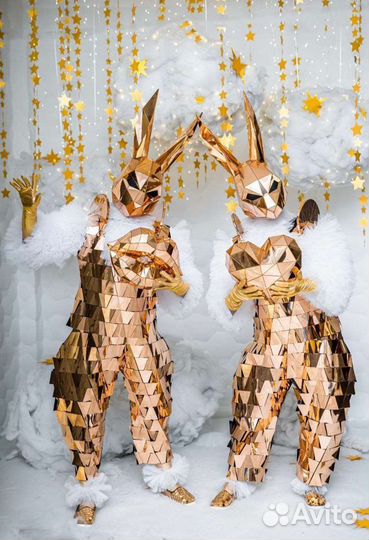 Костюм зеркальный заяц