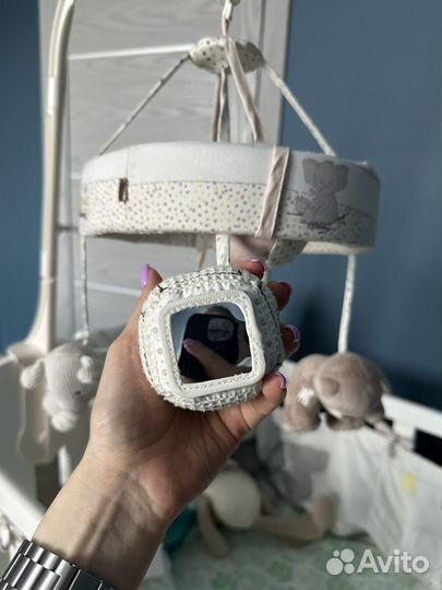 Мобиль и бортики mothercare медведи