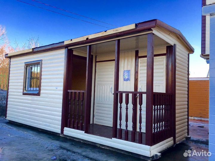 Хозблок с душем 2*2м