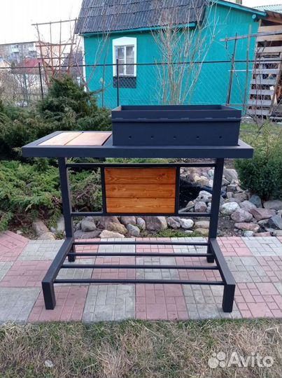Мангал лофт новый