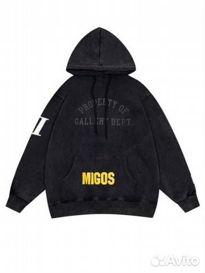 Худи Gallery Dept Migos Черное