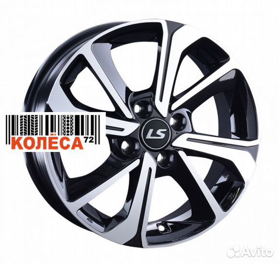 LS Wheels LS1035 6x15 4x100 ET40 Dia60.1 BKF