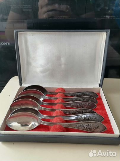 Наборы чайных мельхиоровых ложечек