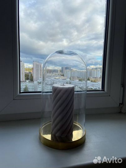 Begvning беговнинг Стеклянный клош 26см