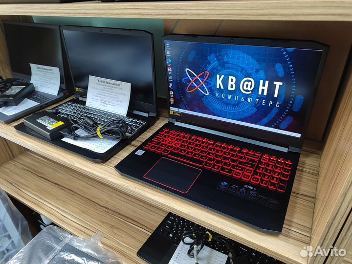 Игровой Acer Nitro 5 Core i5 10300H+RTX 3050Ti