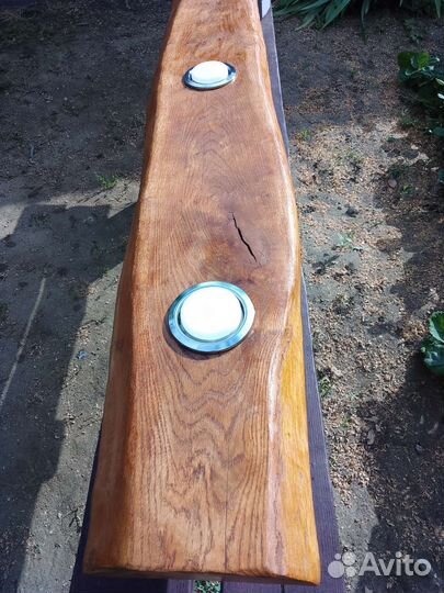 Деревянная люстра