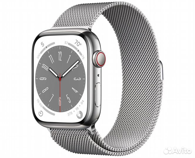 Apple Watch Series 8 41mm Cellular Silver Steel