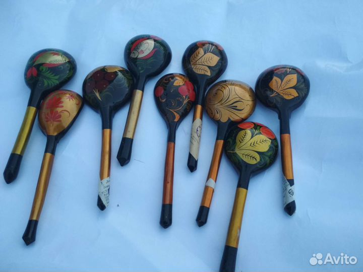 Ложки деревянные хохлома,новые