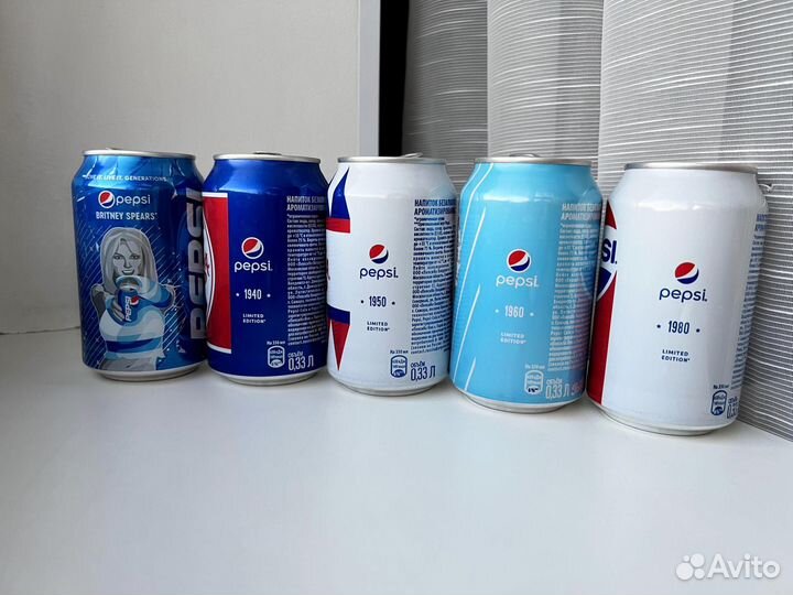 Коллекционная ретро банка Пепси 1940гг