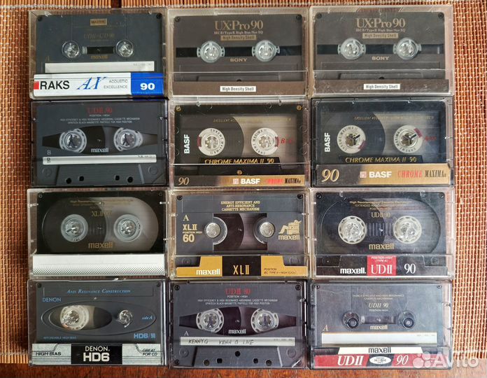 Аудиокассеты, тип 2 (Maxell, Sony, Basf)