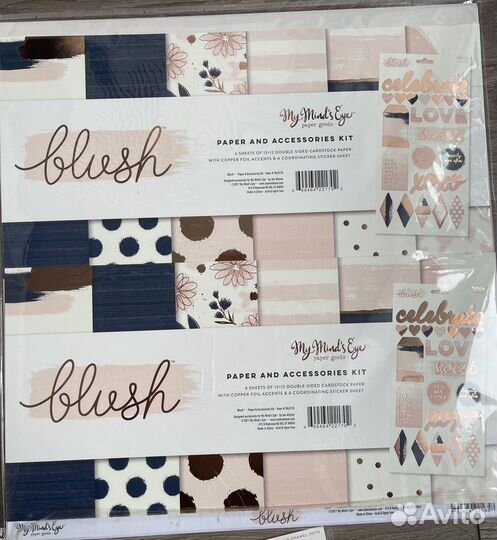 Бумага для скрапбукинга My Mind’s Eye, «Blush»