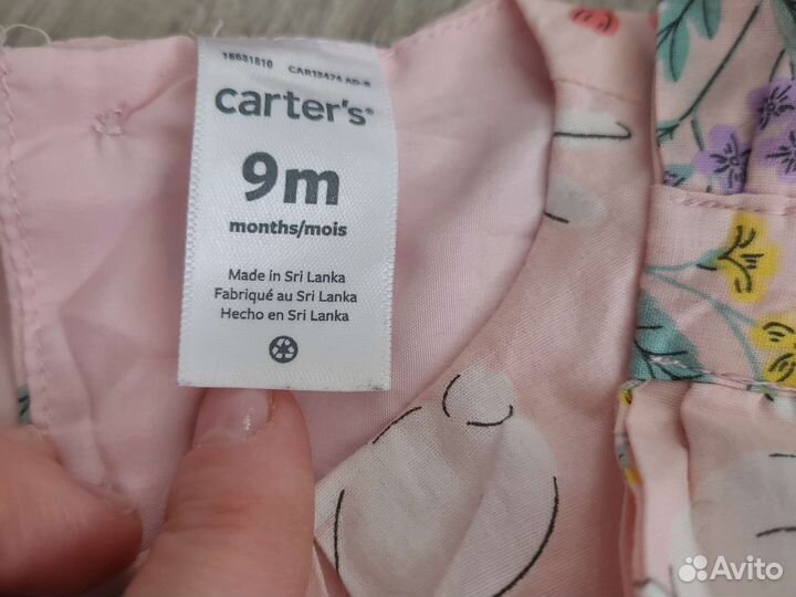 Платье нарядное carters 74