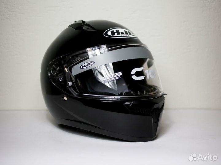 Мотошлем HJC C10 black, Черный глянцевый