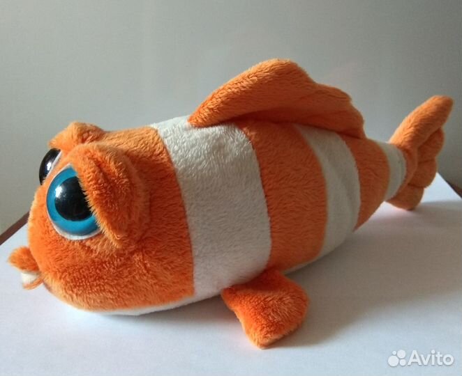 Детская мягкая игрушка Рыбка из мульт Немо 30 см