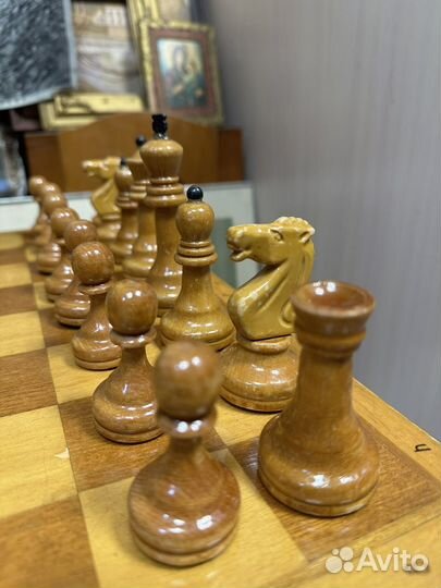 Шахматы с утяжелителем СССР 45*45см. Турнирные