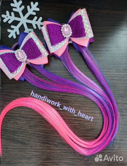 Бантики, резинка, канекалон