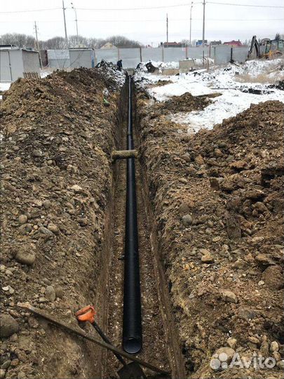 Наружные сети водопровод канализация