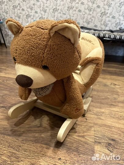 Детская игрушка качалка мишка