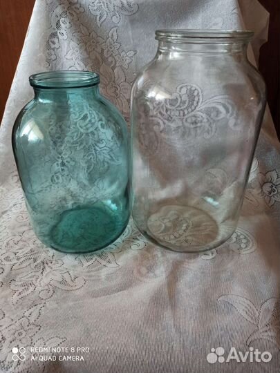 Банки стеклянные 3 и 5 литра