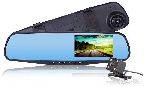 Зеркало-видеорегистратор с камерой заднего вида