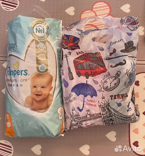 2 пакета детских вещей