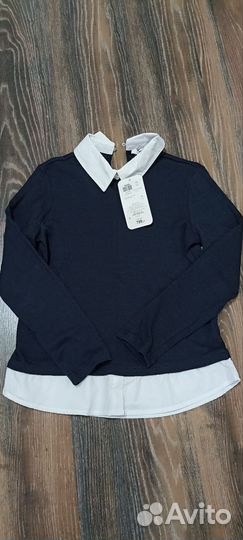 Блузка школьная 146 новая