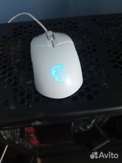 Игровая мышь белая msi