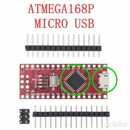 Arduino nano atmega168 micro-USB