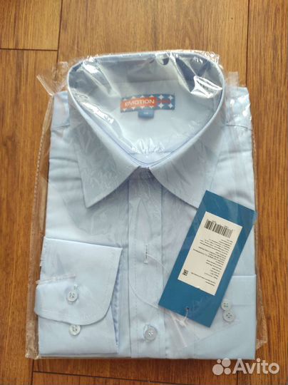Новая школьная рубашка на мальчика 134см