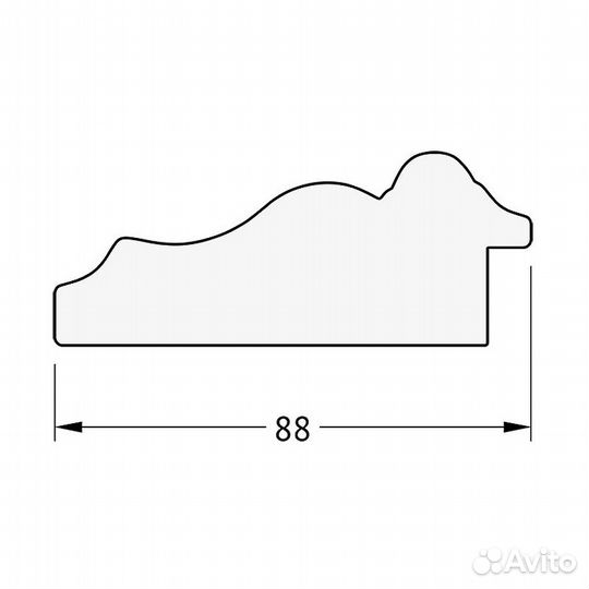Зеркало Evoform Exclusive 146х61 BY 3542 с фацето